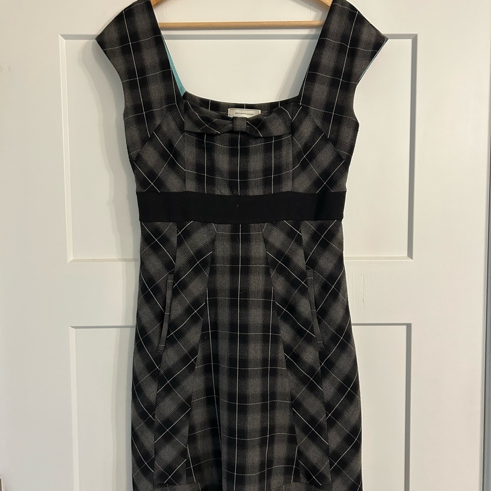 Plaid Black Dress
